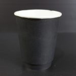 Papercup Hot 8oz (240ml) Doublewall Premium – Full Black